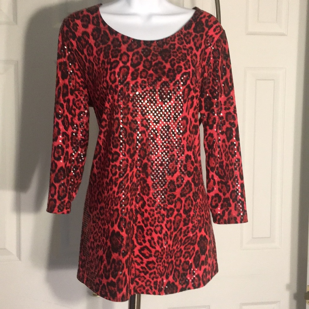 LAST CALL:  Susan Graver Pullover Tunic Top - M
